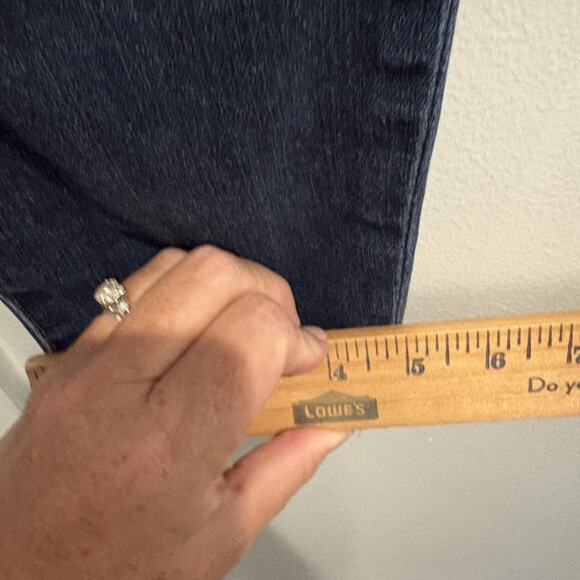 Frame Jeans Womens 25x24 Ali High Rise Cigarette Prescott Raw Hem Stretch Denim - Picture 9 of 16